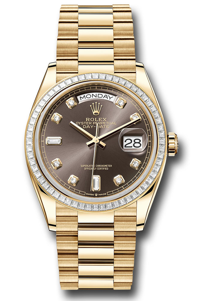 Rolex Day-Date 36mm Dark Grey Dial 123898