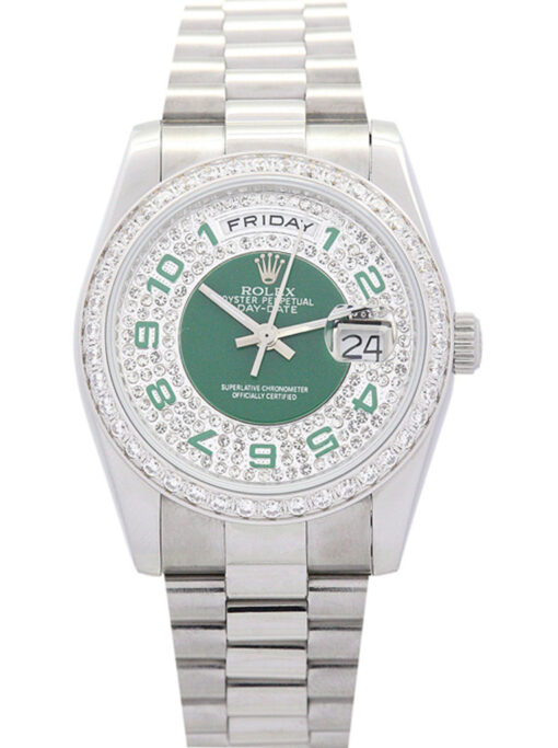 Rolex Day-Date 36mm Rose Dial 118235 F