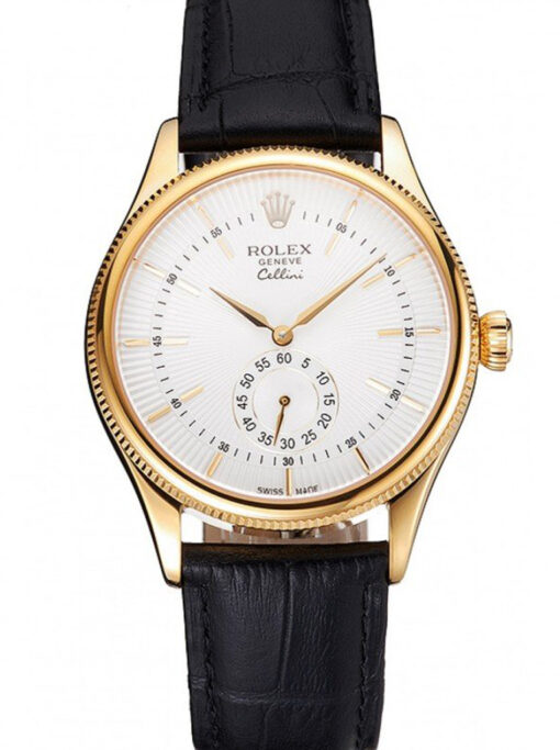 Rolex Cellini 38mm White Dial REP016810