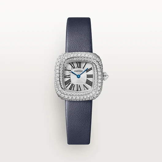 Cartier Coussin de Cartier watch, small model White gold