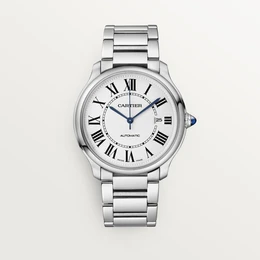 Cartier Ronde Must de Cartier watch, 40 mm silver