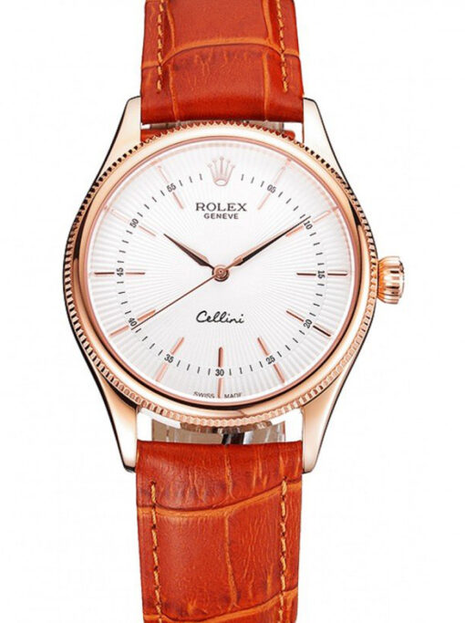 Rolex Cellini 38mm White Dial REP016801
