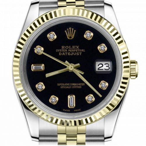 Rolex DateJust Black Dial Super Clone 16013 - Image 3