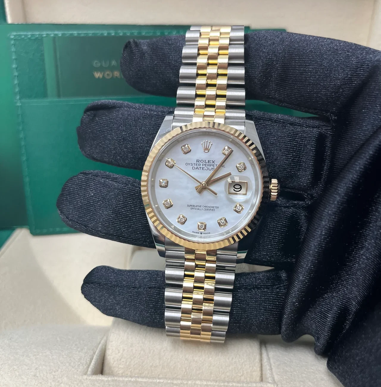 Rolex Steel and Yellow Gold Rolesor Datejust 36 Watch