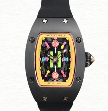 Richard Mille RM37-01 Mechanical Ladies Watch Stainless Steel Rubber Band