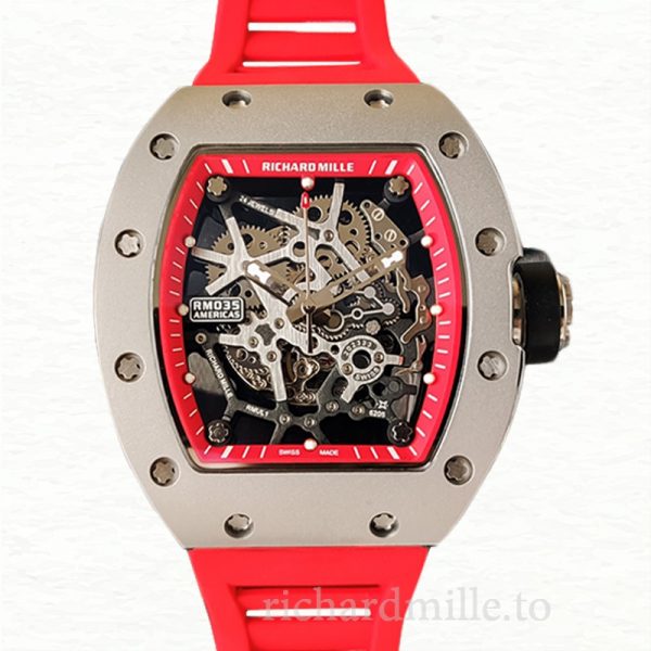 Richard Mille RM35 Men Mechanical Rubber Band Watch